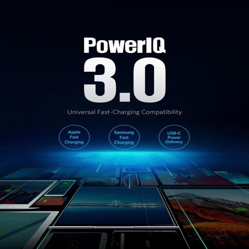 IMAGE 200 Official Anker 60W Charger Dual Ports PowerPort Atom III