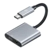 IMG 5588 Mcdodo USB-C to 3.5mm Audio + USB-C 60W Charging Splitter
