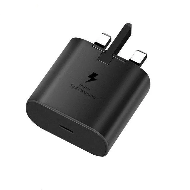Samsung 25W PD Original Adapter Type C UK 3 Pin jpg Samsung 25W 3-Pin Adapter UK Super Fast