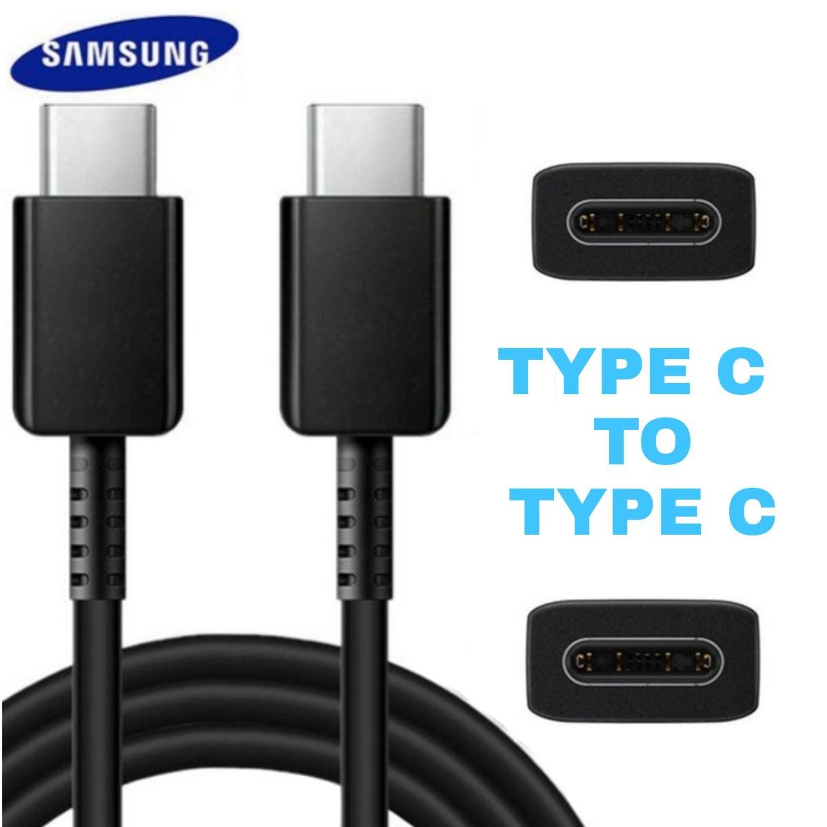 Samsung Type C Cable Samsung 25W 3-Pin Charger Super Fast Type-C UK