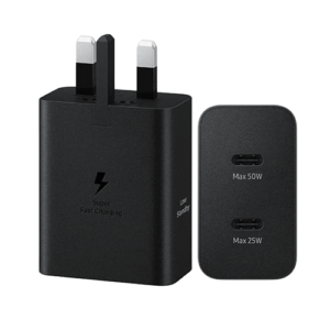 Samsung 50W adapter, Samsung 50W charger Pakistan, Samsung dual port charger, Samsung GaN charger, Samsung Power Adapter Duo, Samsung 50W charger price in Pakistan, Samsung original charger, Samsung EP-T5020, Samsung SFC 2.0 charger, Samsung PD 3.0 dual port, Samsung wall charger genuine, Samsung two device charger, buy Samsung charger online Pakistan, Samsung Galaxy S26 charger, Samsung 50W cable included, Samsung fast charging cable 5A, Samsung dual USB-C charger, Samsung GaN adapter, Samsung 25W plus 25W charger, Samsung Super Fast Charging Duo