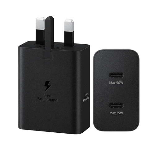 Samsung 50W adapter, Samsung 50W charger Pakistan, Samsung dual port charger, Samsung GaN charger, Samsung Power Adapter Duo, Samsung 50W charger price in Pakistan, Samsung original charger, Samsung EP-T5020, Samsung SFC 2.0 charger, Samsung PD 3.0 dual port, Samsung wall charger genuine, Samsung two device charger, buy Samsung charger online Pakistan, Samsung Galaxy S26 charger, Samsung 50W cable included, Samsung fast charging cable 5A, Samsung dual USB-C charger, Samsung GaN adapter, Samsung 25W plus 25W charger, Samsung Super Fast Charging Duo