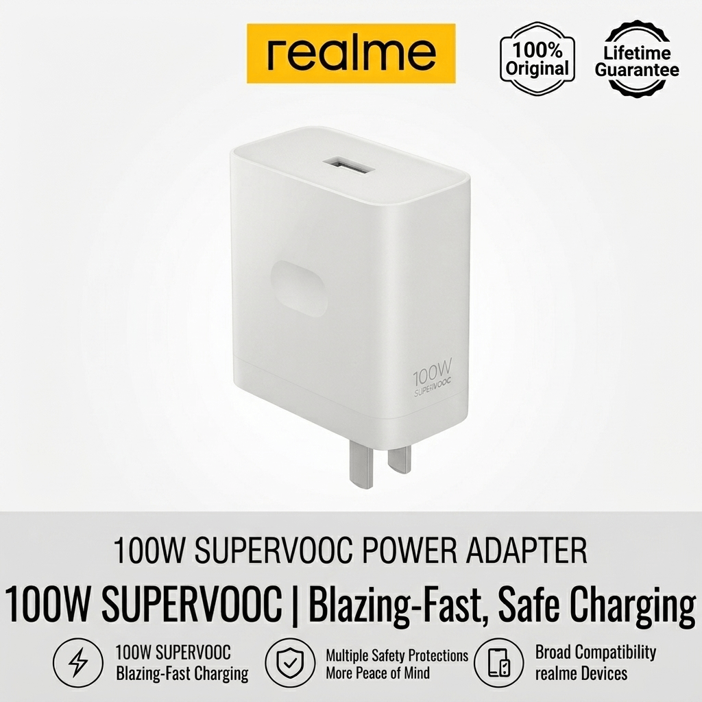 realme 100w adapter supervooc price in pakistan