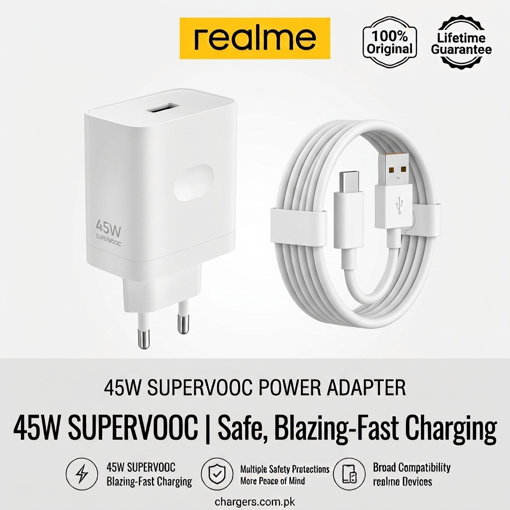 realme 45w charger supervooc price in pakistan