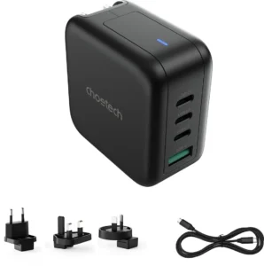 Choetech 70W GaN Charger 4 Port Travel Adapter Choetech 70W GaN Charger 4 Port