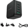 Choetech 70W GaN Charger 4 Port Travel Adapter Choetech 70W GaN Charger 4 Port travel adapter