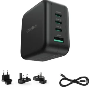 Choetech 70W GaN Charger 4 Port travel adapter