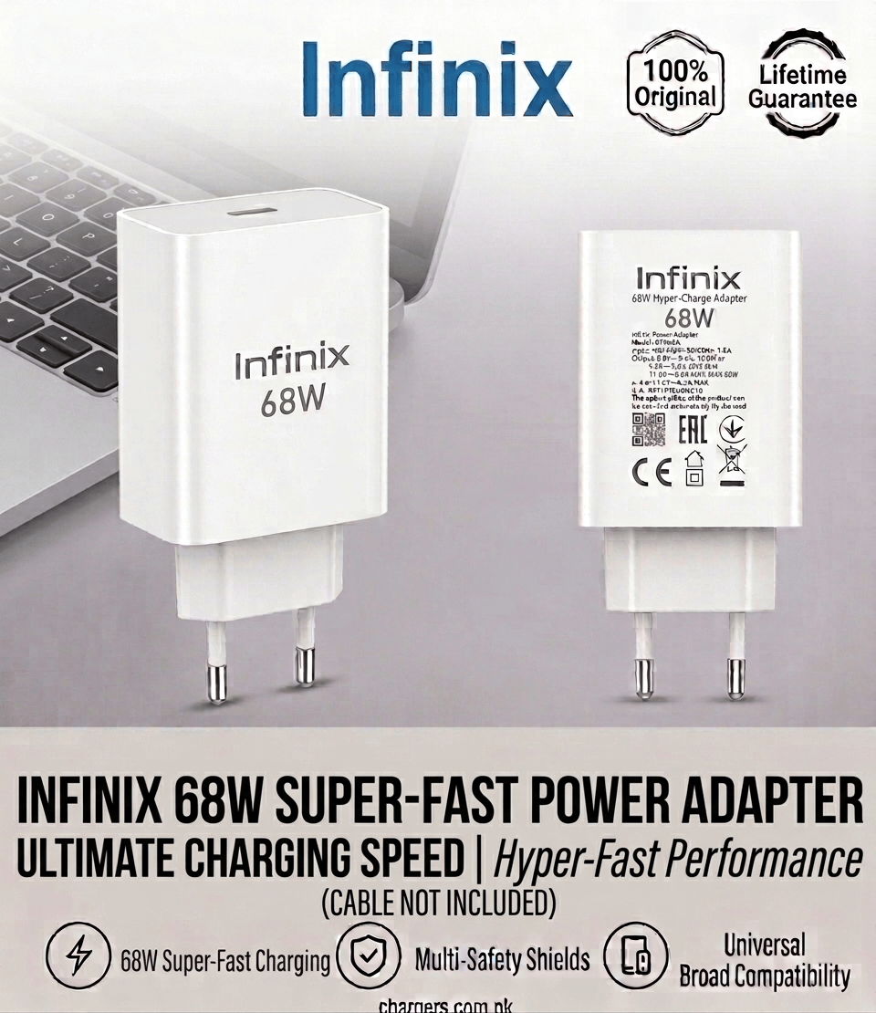 INFINIX 68W ADAPTER PRICE IN PAKISTAN