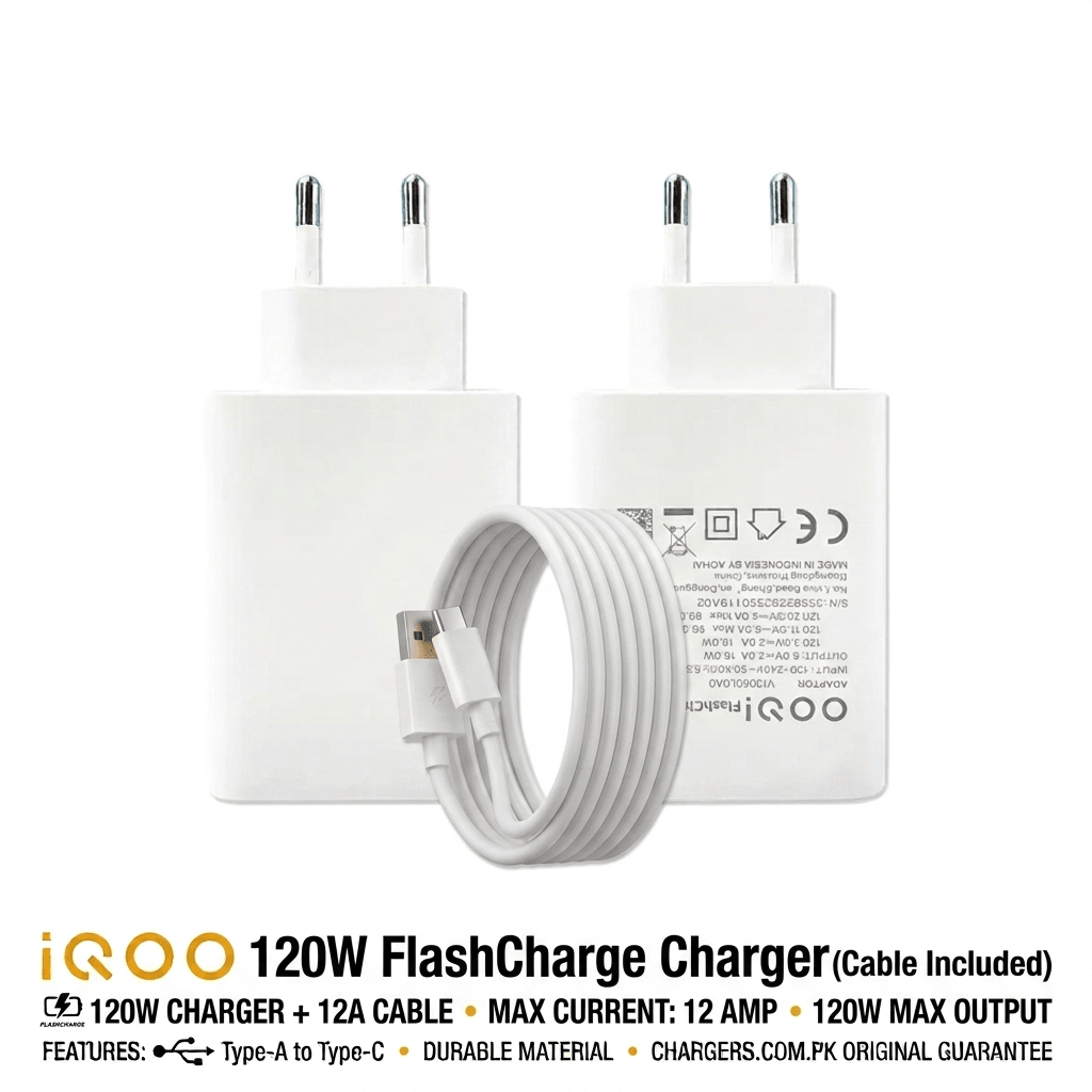 IQOO 120W flashcharge CHARGER PRICE