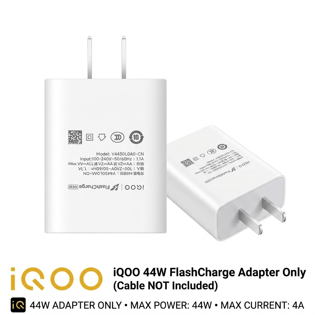 IQOO 44W ADAPTER FLASHCHARGE PRICE IN PAKISTAN