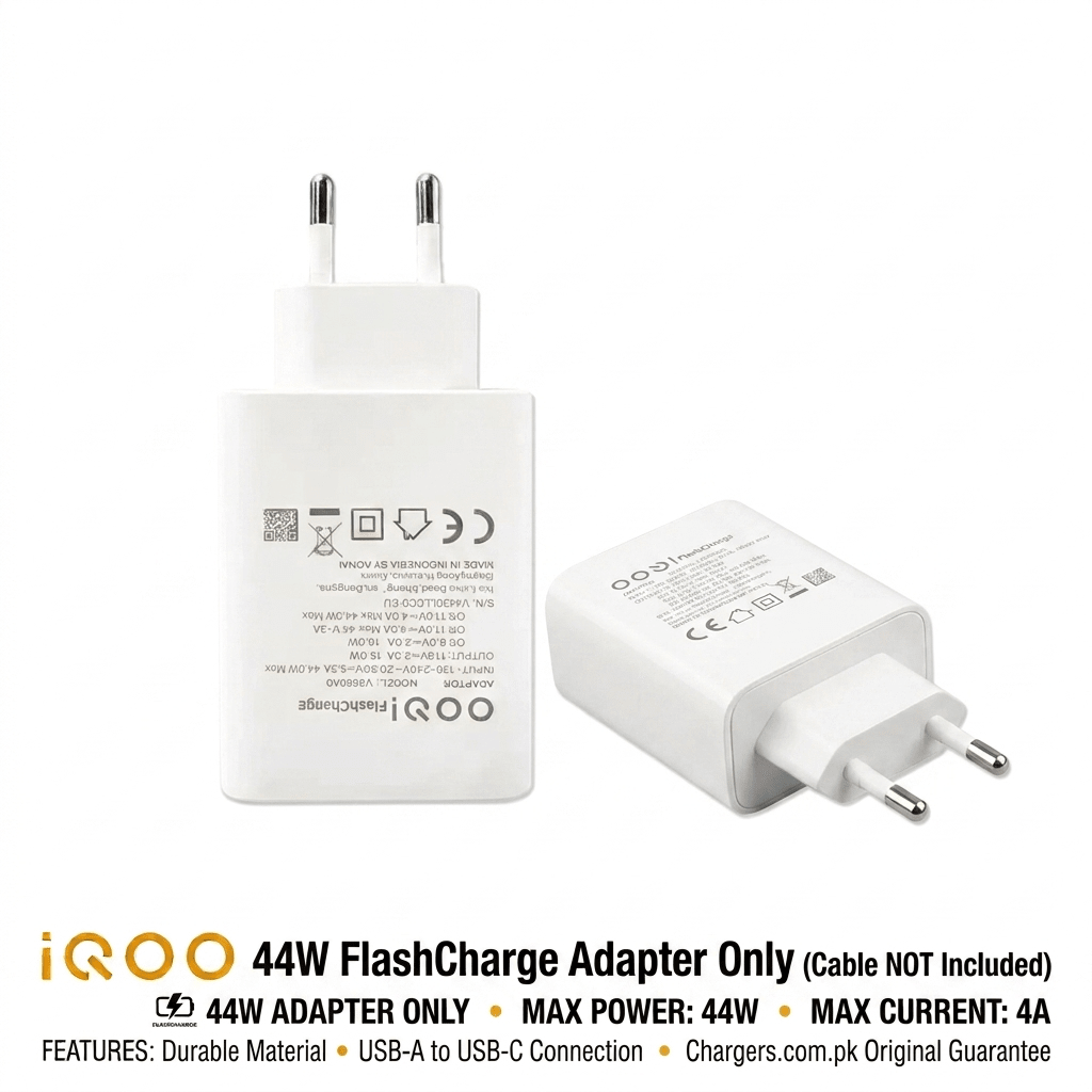 IQOO 44W ADPTER FLASHCHARGE