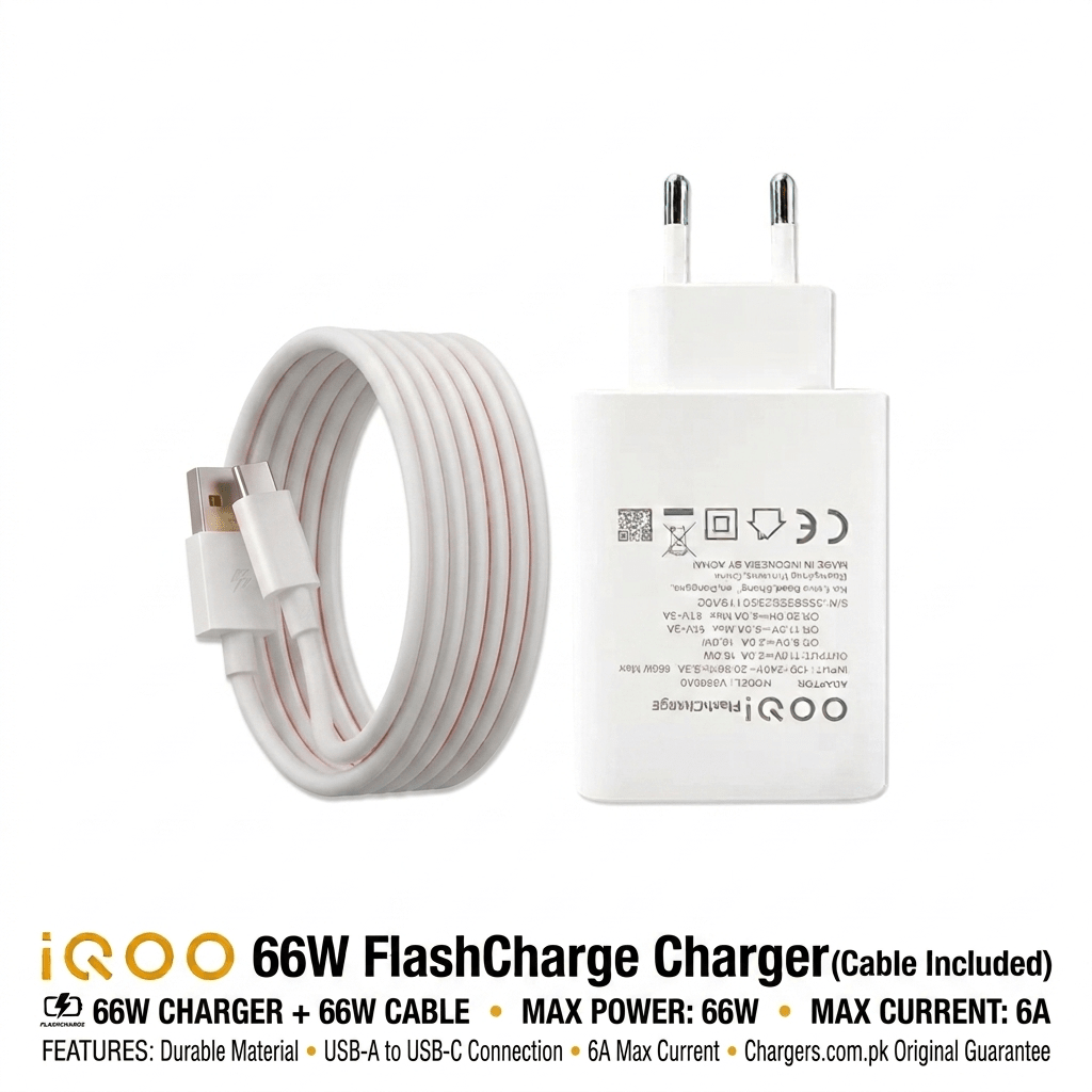IQOO 66W CHARGER PRICE IN PAKISTAN