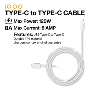 iQOO Type-C to Type-C Cable FlashCharge IQOO USB C TO USB C CABLE PRICE