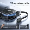 JOYROOM 10000mAh Power Bank with Retractable Cable price in pk