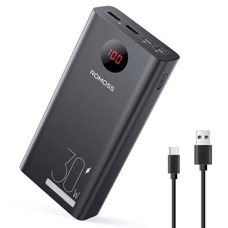 Romoss 30000 mah 30w Powerbank price in pakistan