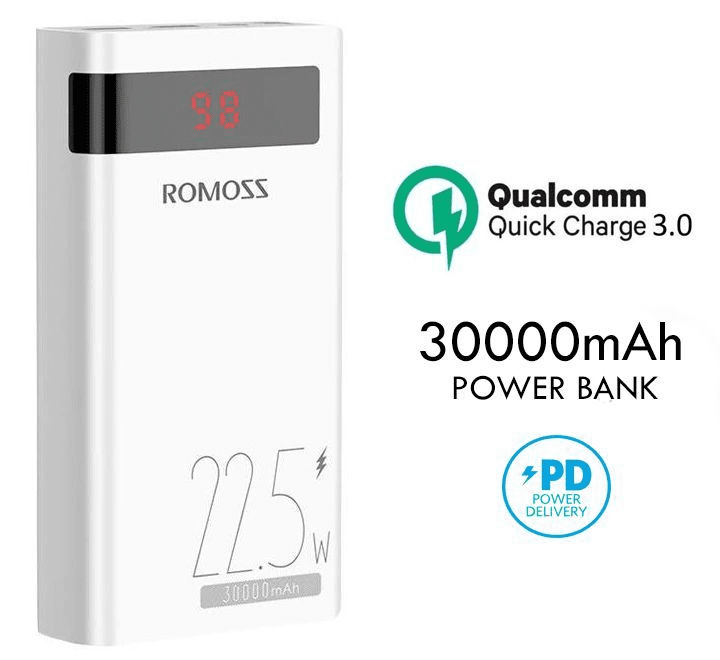 Romoss 30000mAh 22.5W Power Bank