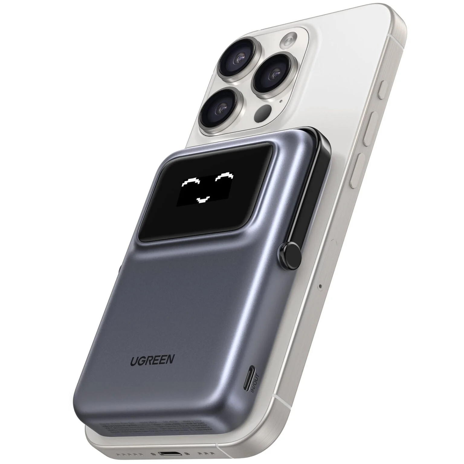 UGREEN 10000mAh MagSafe Power Bank smart dispaly