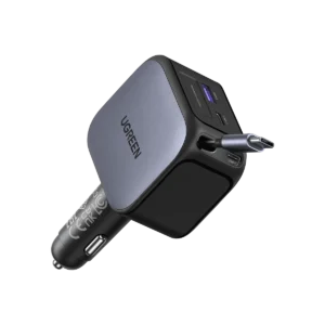 UGREEN 145W Car Charger with Retractable Cable Nexode Series