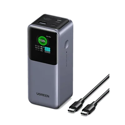 UGREEN 20000mAh 130W Power Bank with Smart Digital Display