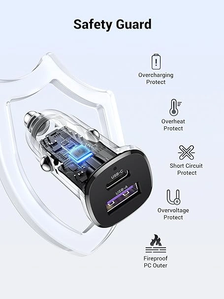 UGREEN 30W Type-C Car Charger