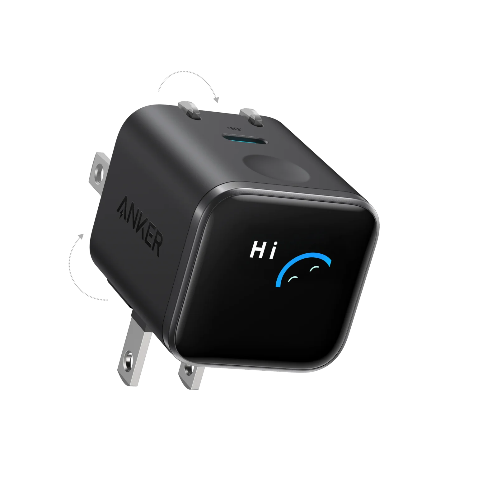 anker 45w charger dispaly