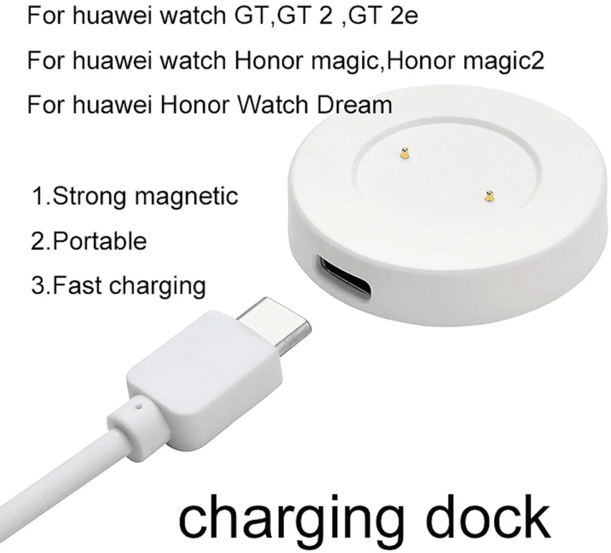 honor watch magnetic charger