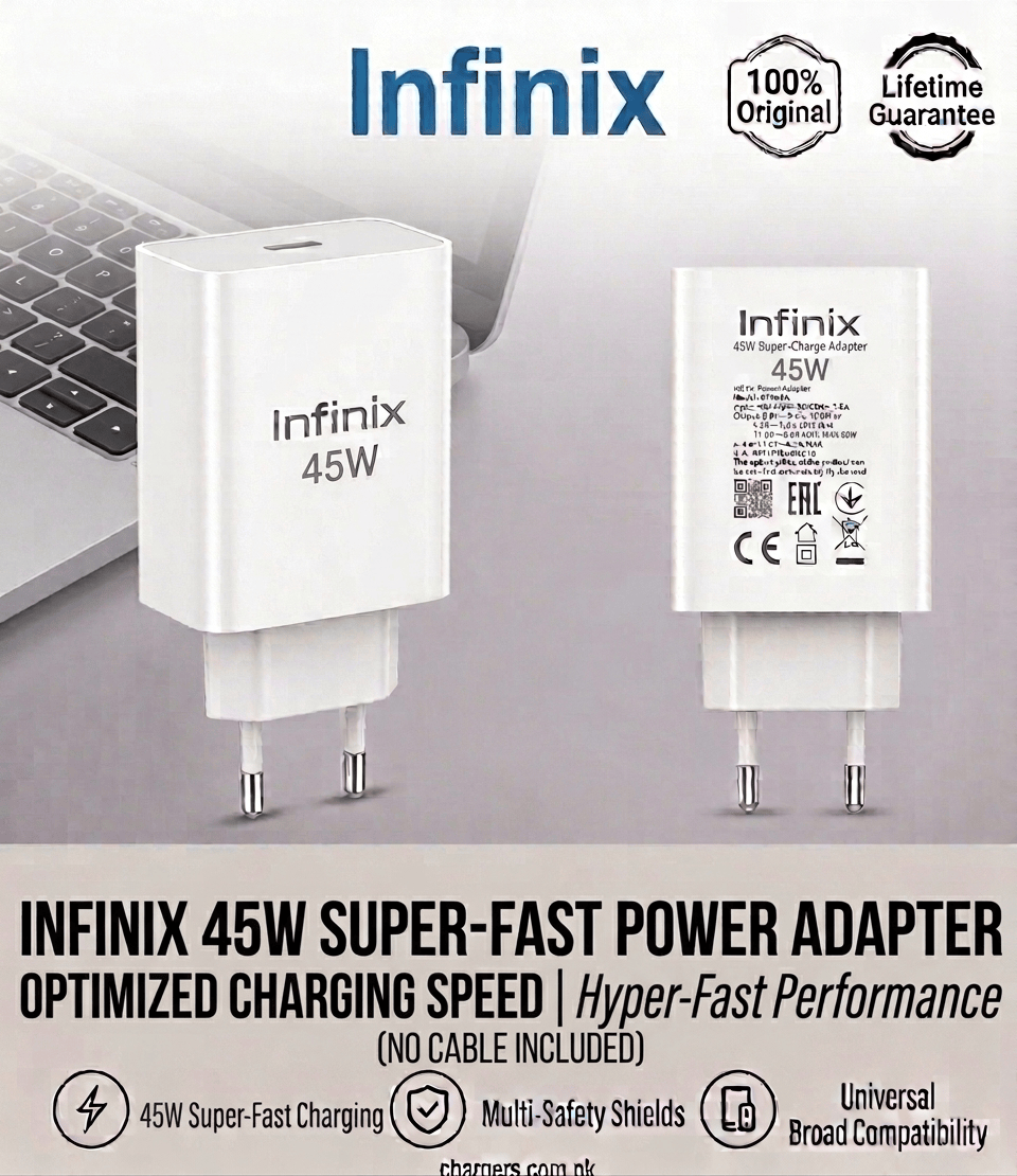 infinix 45w adapter price in pakistan