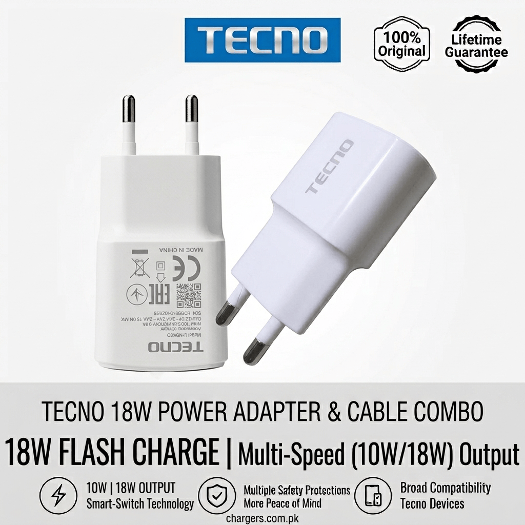 tecno 18w fast adapter price in pakistan