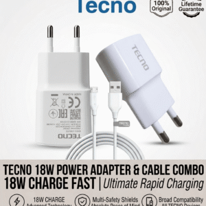 tecno 18w charger with micro usb cable