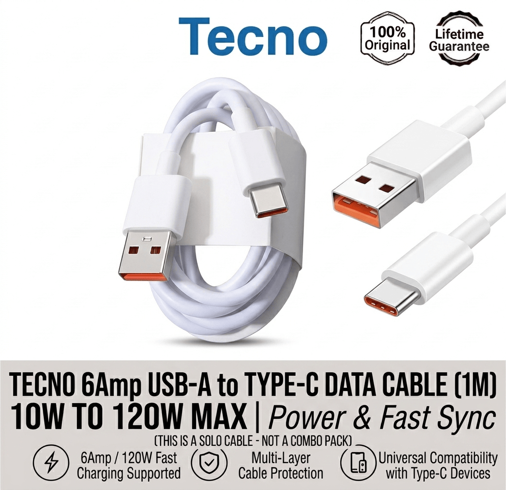 tecno type c cable tecno type c cable price in pakistan 6a