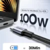 UGREEN USB C to USB C Cable 100W 2M ugreen type c 2m cable 100w