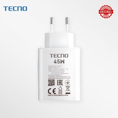 tecno 45w fast adapter supercharge
