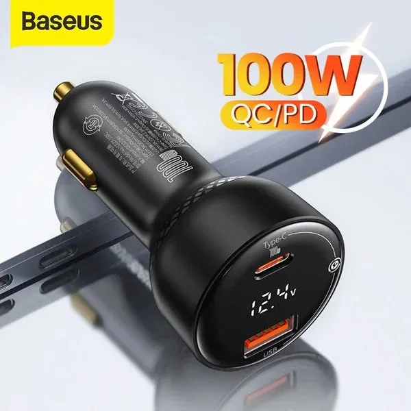 Baseus 100W Car Charger with Digital Display price in pakistan
